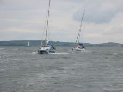 TINKA und MISTRAL auf dem Weg nach Breege