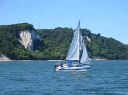 MISTRAL vor den Kreidefelsen